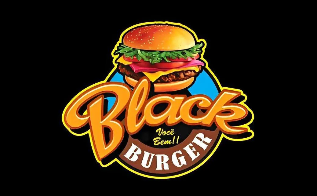 Logo Black Burger Bar