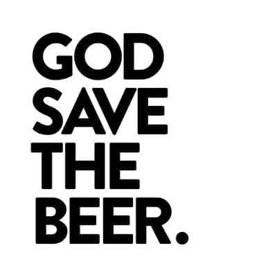 Logo God Save the Beer